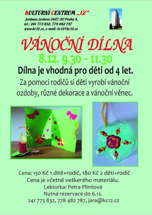 VanocniDilna