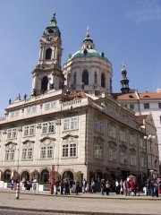 Praha 1 -  Malostranské náměstí - chrám sv. Mikuláše