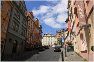 Praha 1 - Nerudova ulice horní část
