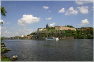 Celkový pohled na Vyšehrad