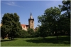 Karlovo náměstí a v pozadí Novoměstská radnice