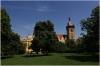 Karlovo náměstí a v pozadí Novoměstská radnice