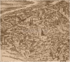 Staré město Pražské (kolem roku 1683) v ve středu kostel sv. Jiljí