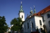 Strahovský klášter  - vnitřní nádvoří a basilika Nanebevzetí Panny Marie 