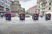 open-air výstavu "Zaměřeno na Hunterův syndrom"