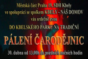 Pálení čarodějnic v parku Kbely