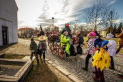 Masopustní průvod  na Chvalském zámku