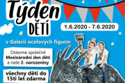 Týden dětí a narozeniny v Galerii ocelových figurín